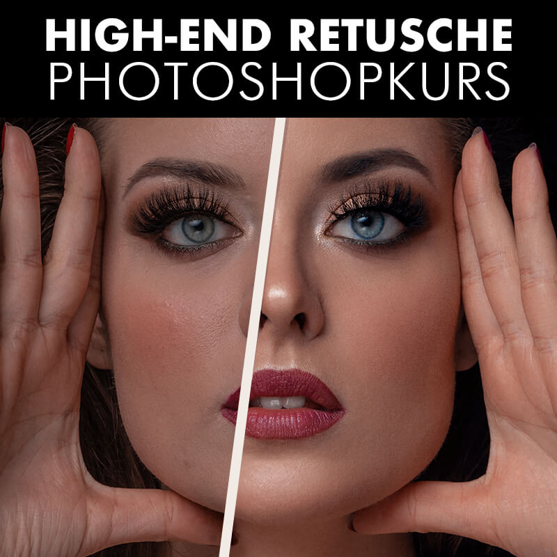 Retusche lernnen Photoshop Kurs